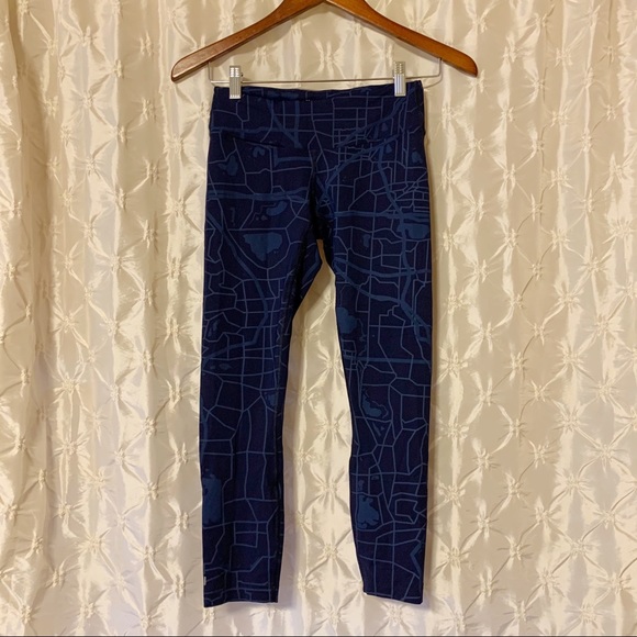 No Bull Mid Rise 7/8 Tights Deep Navy Leggings - Picture 2 of 15